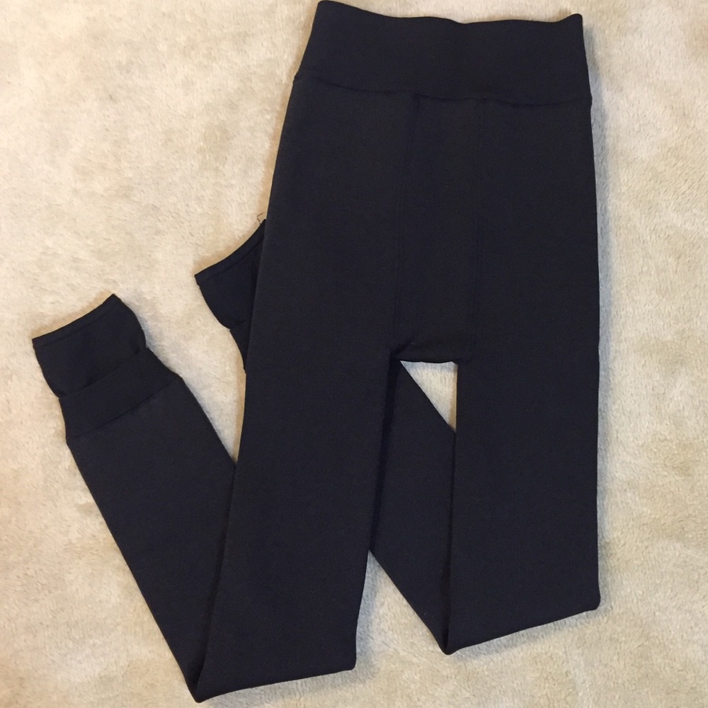 NWOT High-wasted stretchy warm winter leggings